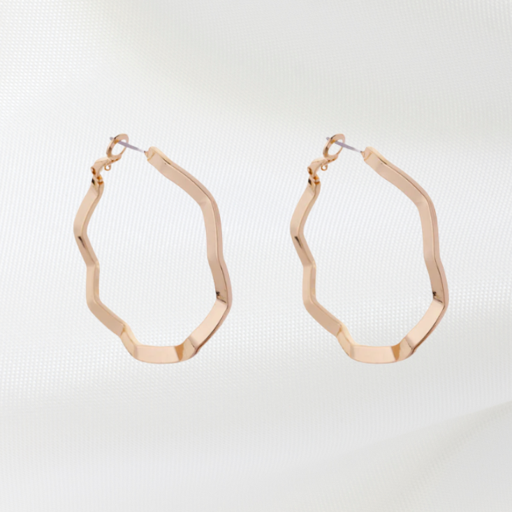 Eternal Hoop Earrings Gold