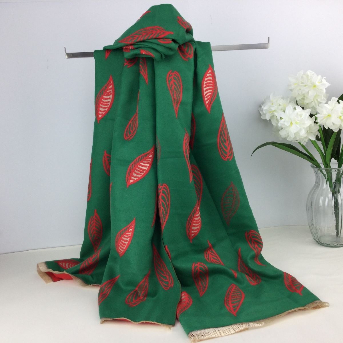 Leaf 50% Cashmere Scarf