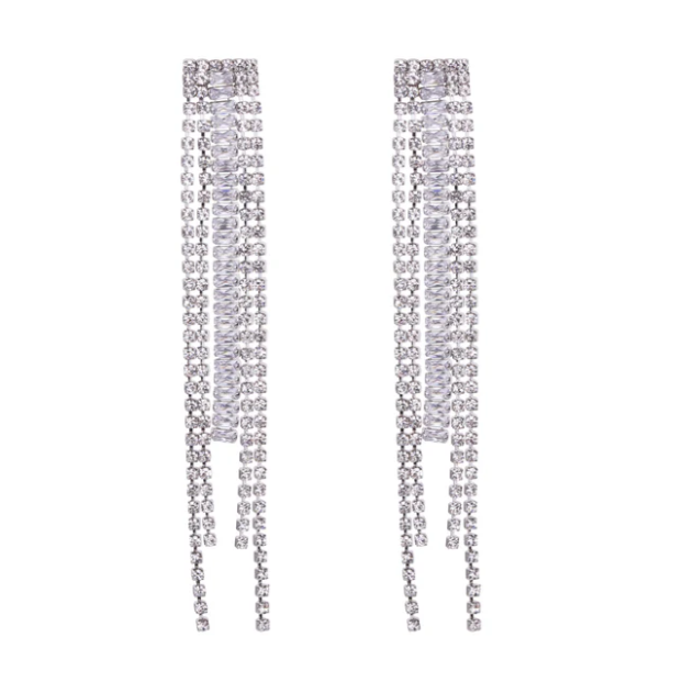 Sparkle Cascading Drop Earrrings