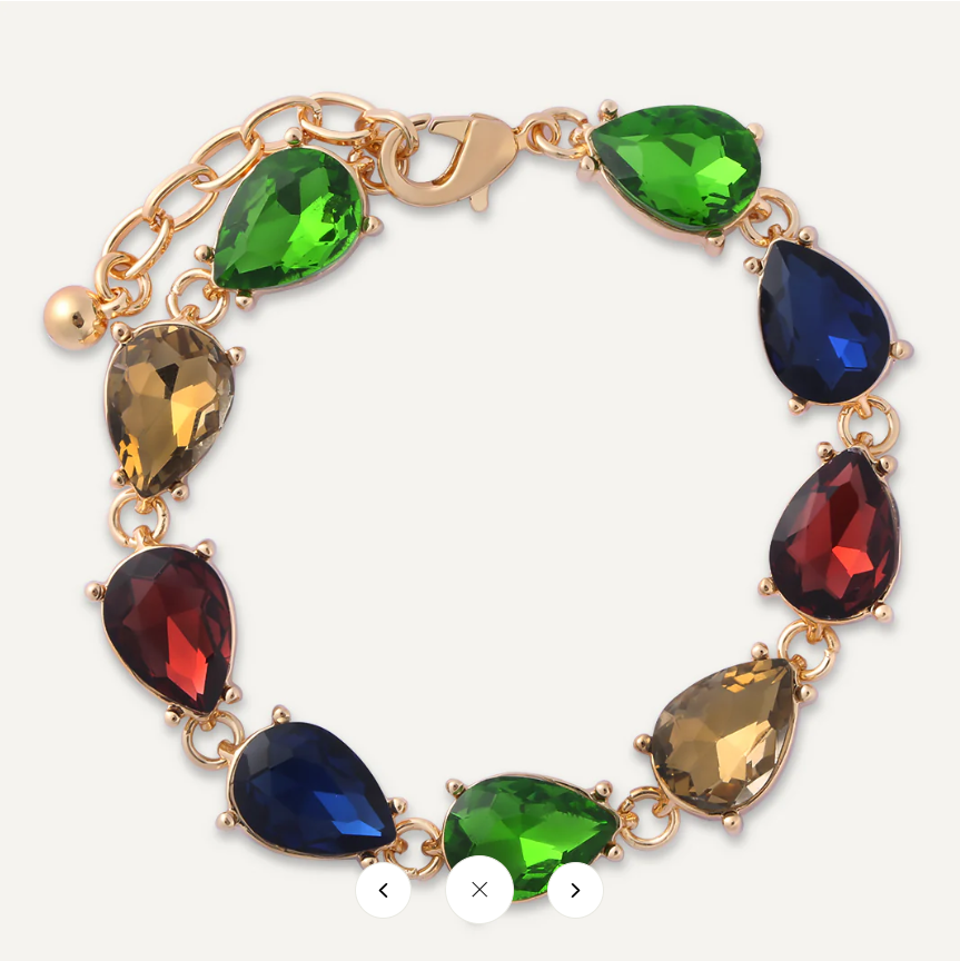 Multi coloured Jewel Bracelet