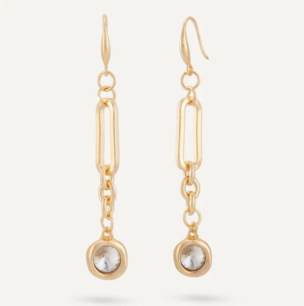Contemporary Chain Drop Earrrings
