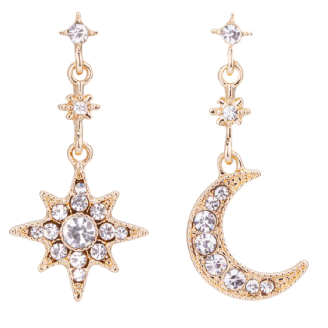Crystal Zirconia Hook Earrings