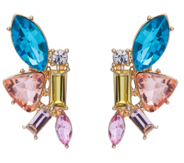 Coloured Dragonfly Studs