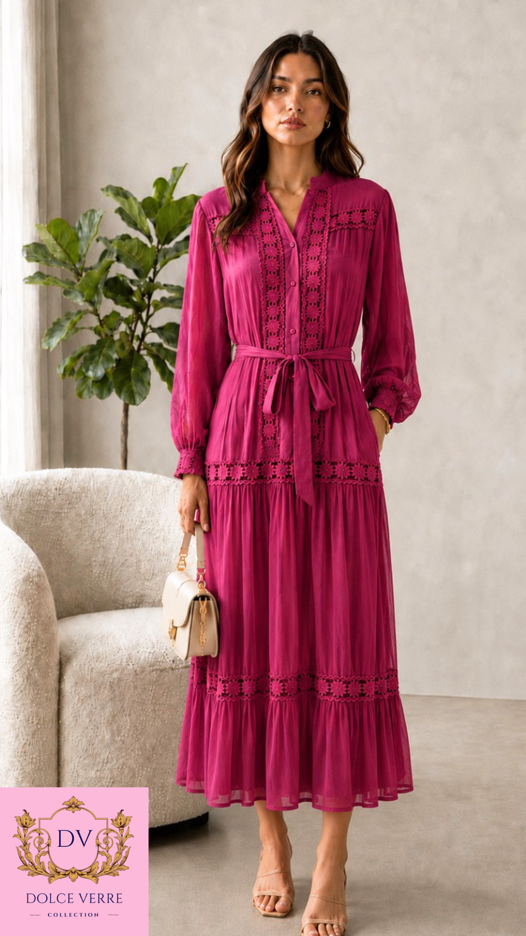 Satin Baroque Dress
